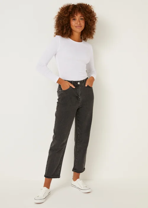 White Long Sleeve T-Shirt - 8 Image 4