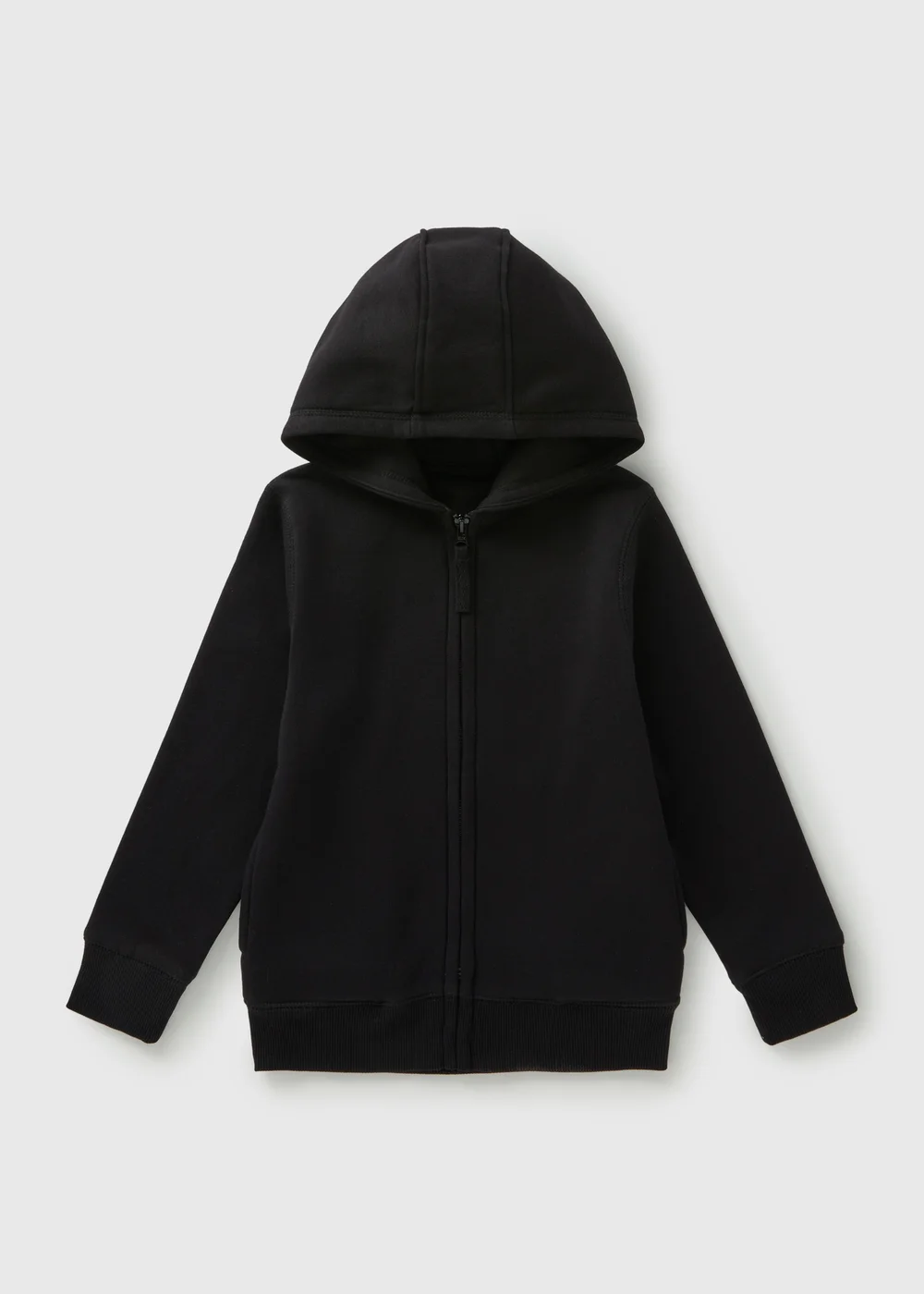Kids Black Zip Up School Hoodie (3-13yrs) - Age 3 Years Image 1