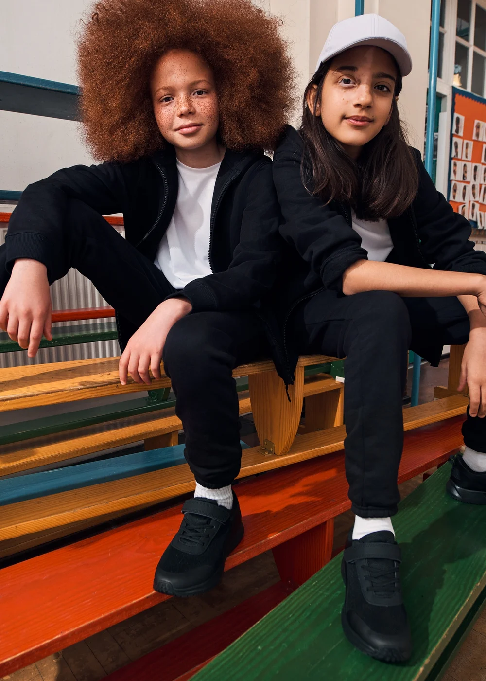 Kids Black Zip Up School Hoodie (3-13yrs) - Age 3 Years Image 4