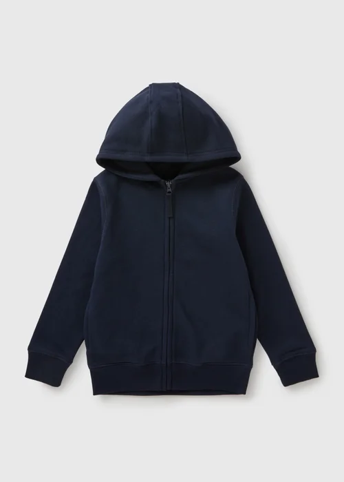 Kids Navy Zip Up School Hoodie (3-13yrs) - Age 3 Years Image 1