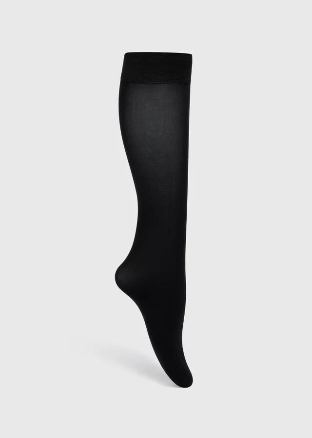 2 Pack 40 Denier Opaque Knee Highs