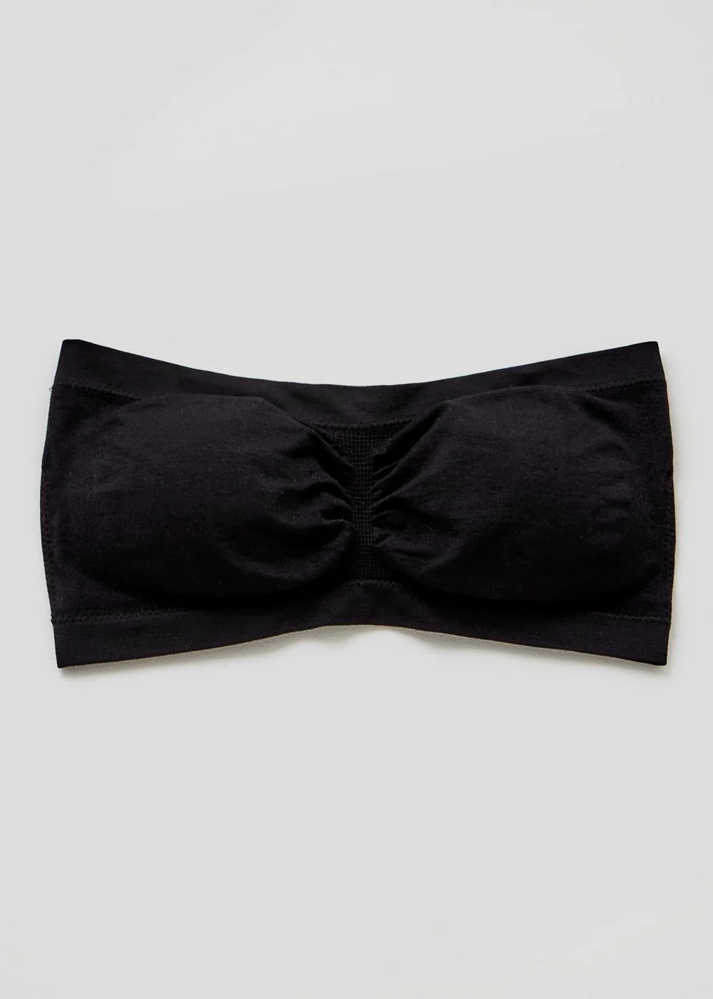 Black Seam Free Strapless Bra - S Image 3