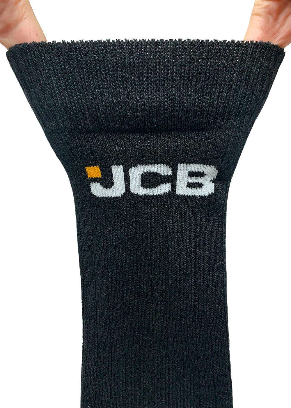 3 Pack JCB Black Work Socks - 6-11 Image 2