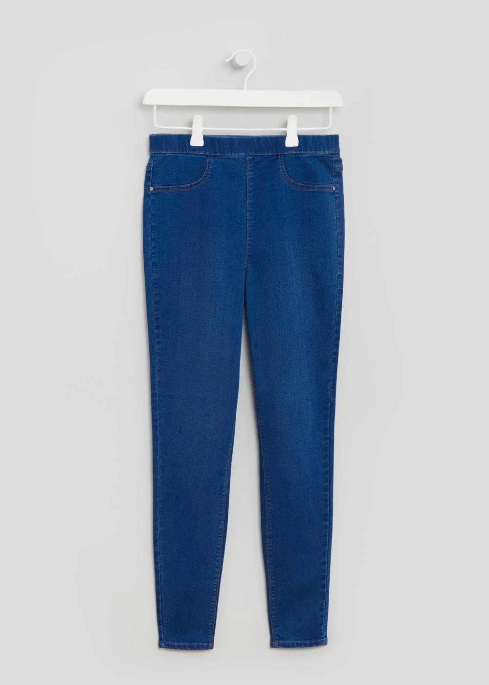 Rosie Mid Wash Pull On Jeggings - Size 08 29 leg Image 2
