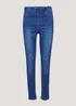 Rosie Mid Wash Pull On Jeggings - Size 08 29 leg Image 1