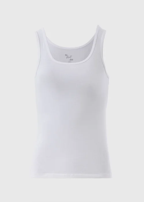 White Jersey Vest Top - 8 Image 5