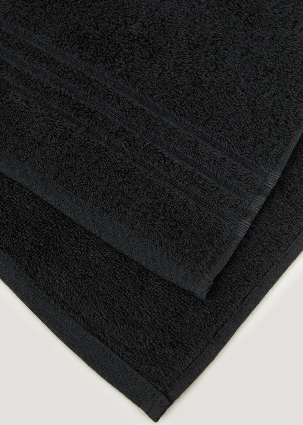 Black 100% Egyptian Cotton Towels - Hand Towel Image 3