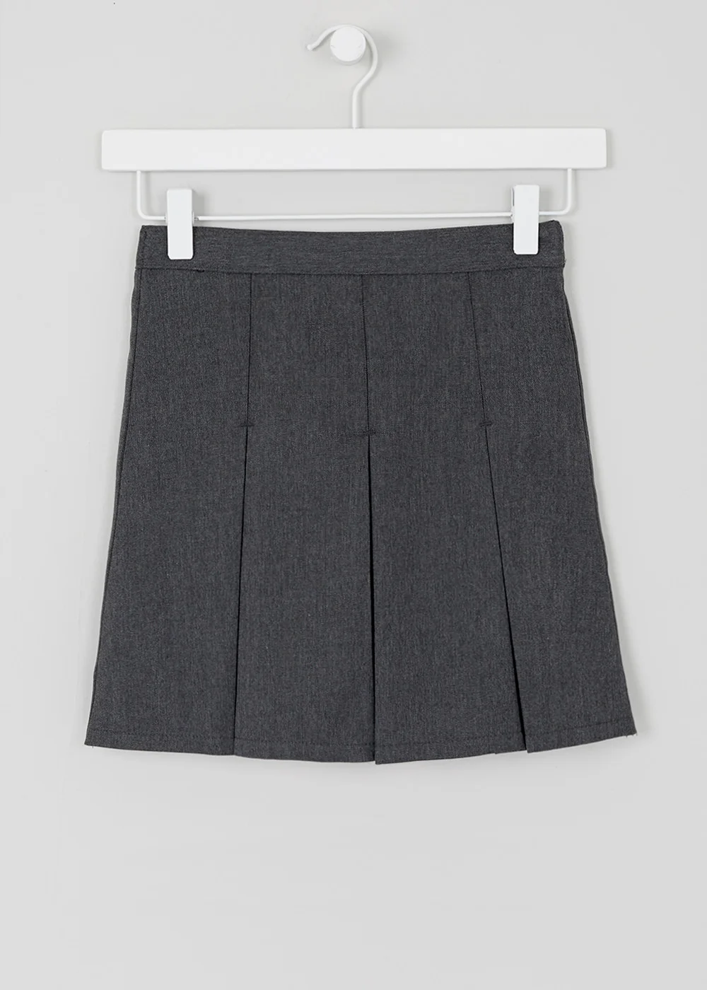 Girls Grey Box Pleat School Skirt (3-16yrs) - Age 6 Years Image 1