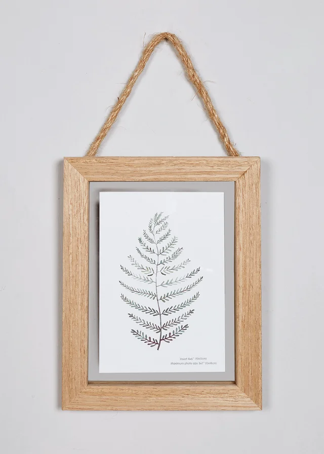 Hanging Wooden 5x7 Frame