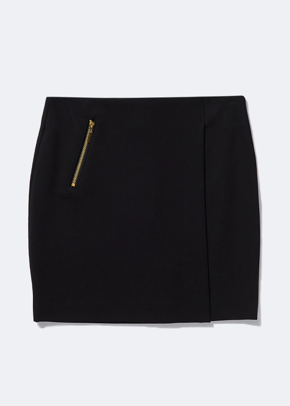 Girls Black Asymmetric School Skirt (8-16yrs) - 8 Yrs Image 1