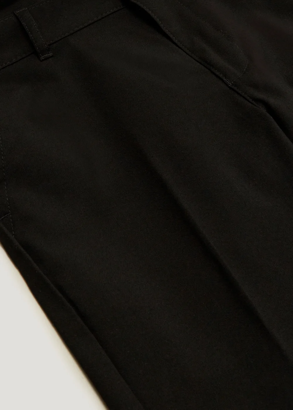 Boys Black Skinny Fit School Trousers (10-16yrs) - 10 Yrs Image 2