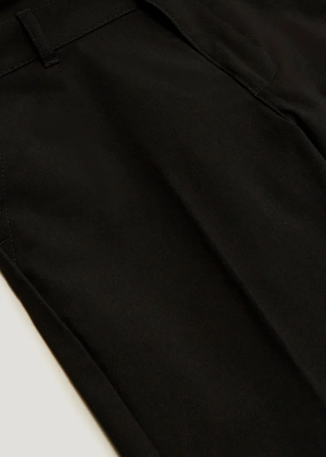Boys Black Skinny Fit School Trousers (10-16yrs)