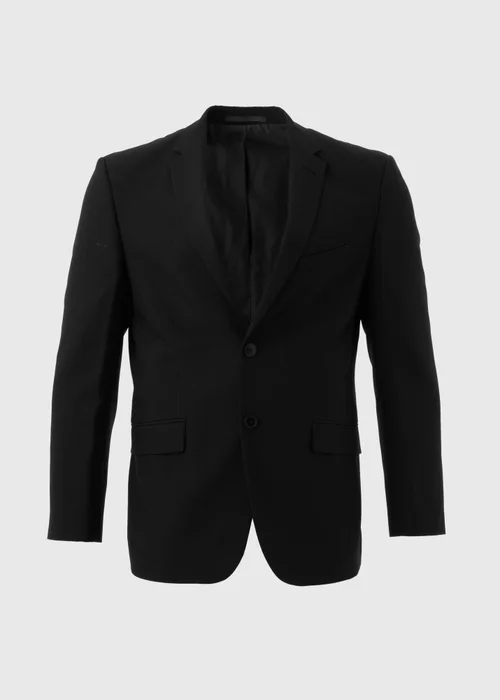 Taylor & Wright Panama Black Tailored Fit Suit Jacket - 36 Chest Short Image 4