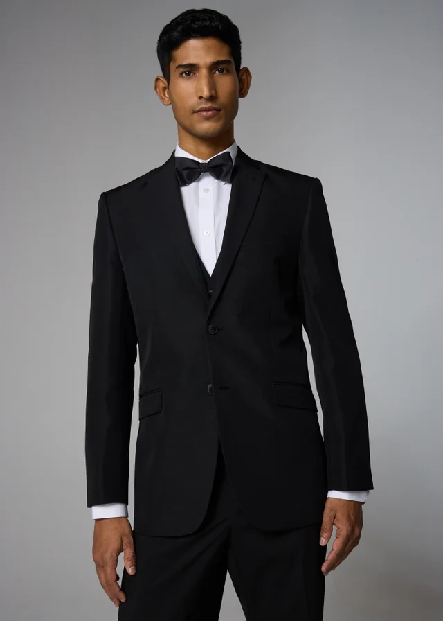Taylor & Wright Panama Black Tailored Fit Suit Jacket