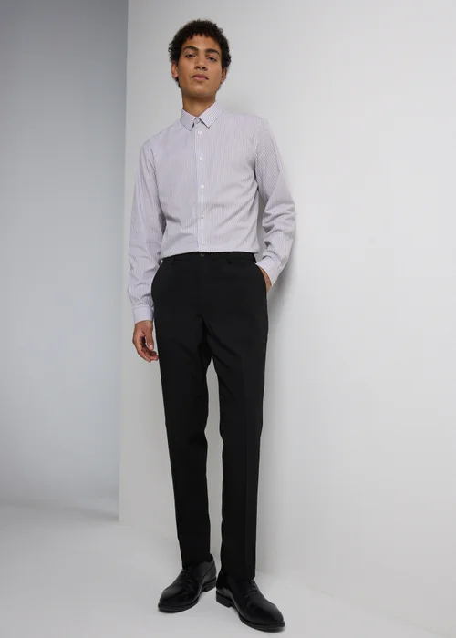 Taylor & Wright Panama Black Tailored Fit Suit Trousers - 30 Waist 29 Leg Image 2