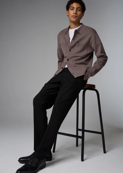 Taylor & Wright Panama Black Tailored Fit Suit Trousers - 30 Waist 29 Leg Image 3