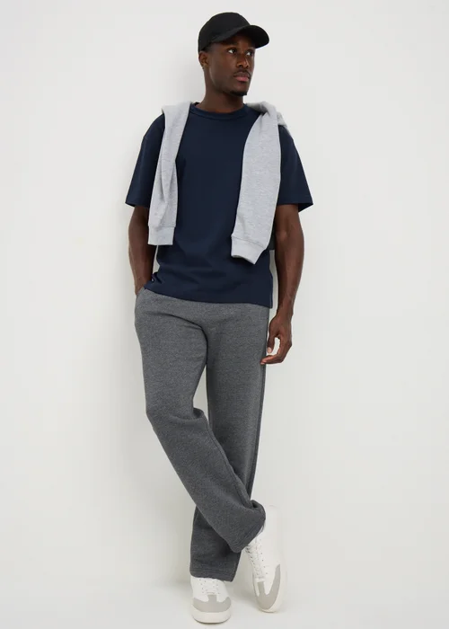 Grey Essential Straight Fit Joggers - 3XL Image 1