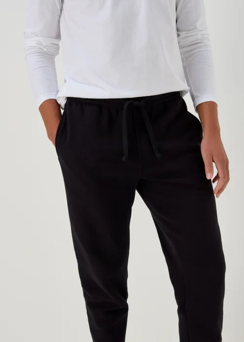 Black Essential Cuffed Joggers - XS Image 3