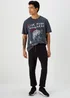 US Athletic Black Cuffed Military Joggers - Large Image 1