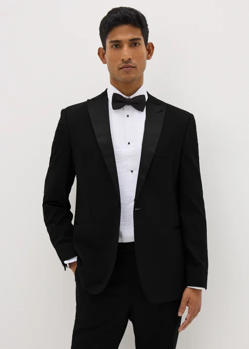 Taylor & Wright White Regular Fit Shirt & Bow Tie Set - 18 Collar Image 1