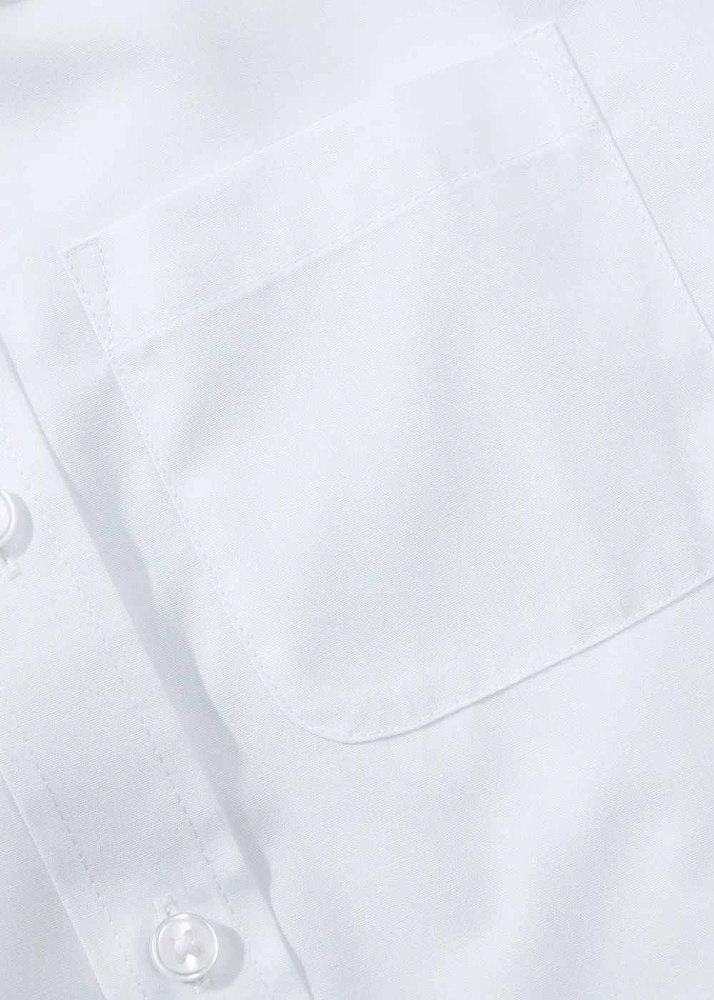 Kids 2 Pack White Generous Fit School Shirts (6-16yrs) - 6 Yrs Image 2