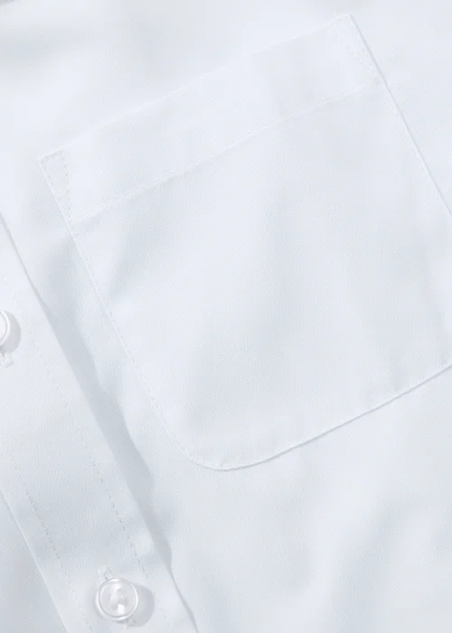 Kids 2 Pack White Generous Fit School Shirts (6-16yrs) - 6 Yrs Image 2