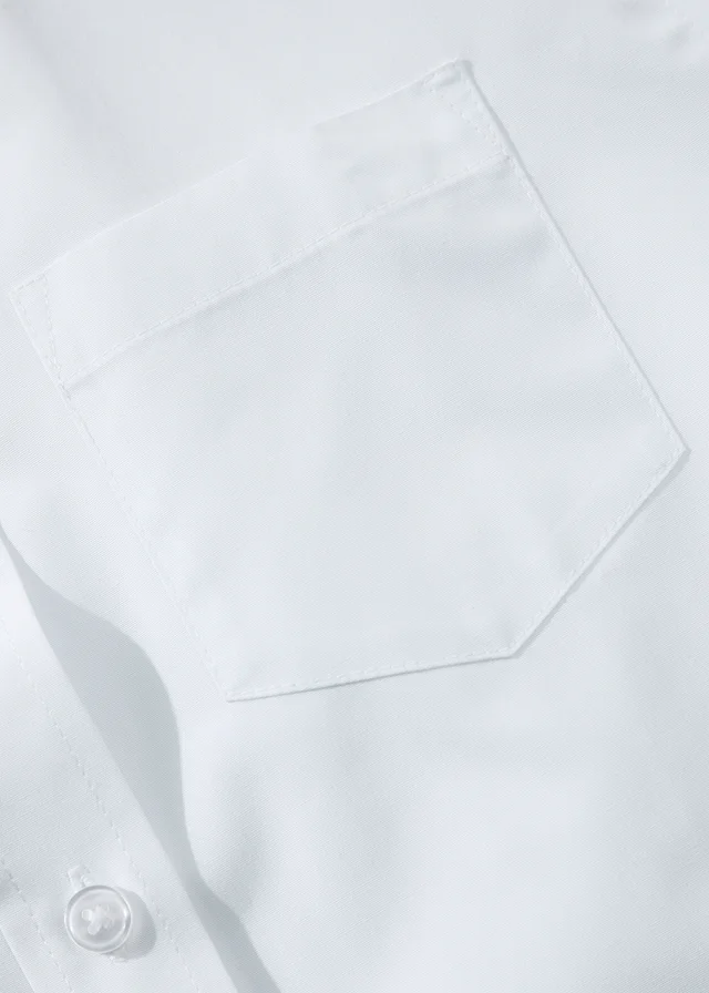 Girls 5 Pack White Short Sleeve School Blouses (4-16yrs)