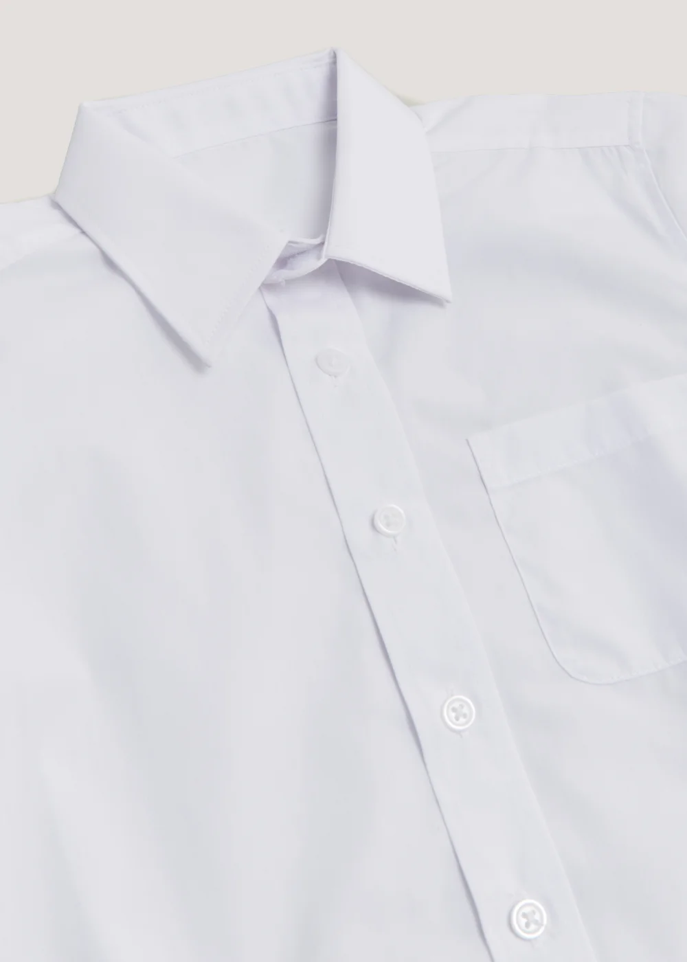 Boys 5 Pack White Short Sleeve School Shirts (4-16yrs) - 4 Yrs Image 2