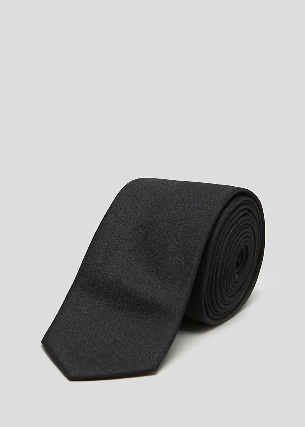 Taylor & Wright Plain Skinny Tie Image 1