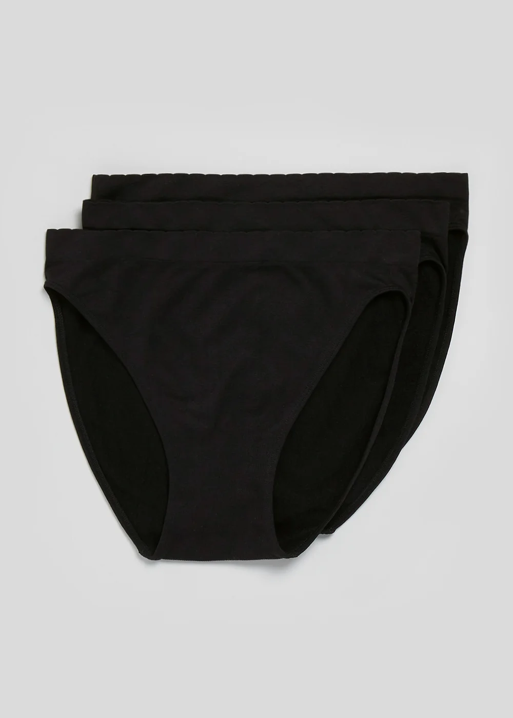 3 Pack Seamless High Leg Knickers - XL Image 1