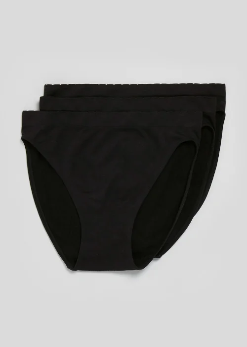 3 Pack Seamless High Leg Knickers - XL Image 1