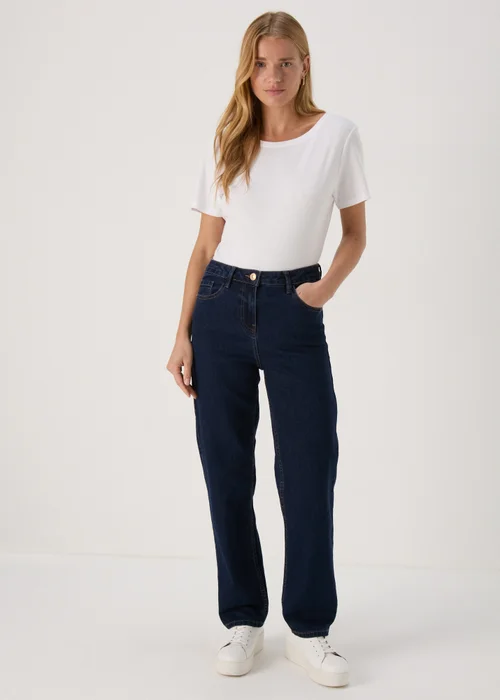 Grace Rinse Wash Straight Fit Jeans - 8/L29 Image 1