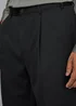 Taylor & Wright Black Regular Fit Flexi Waist Trousers - 30 Waist 29 Leg Image 4