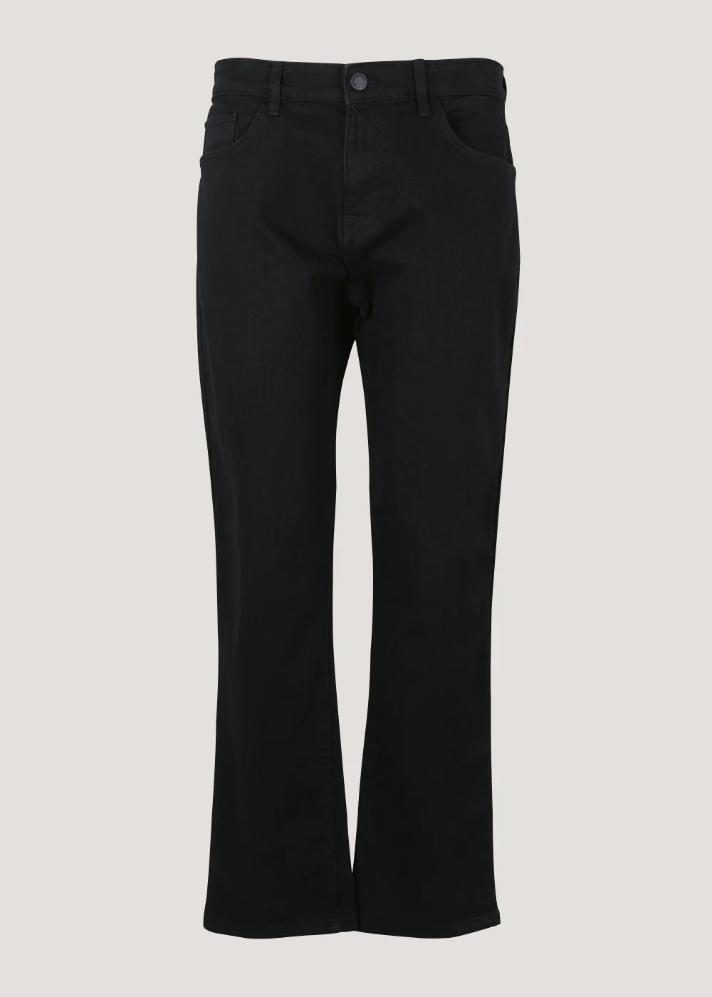 Black Stretch Straight Fit Jeans - 30 R Image 1