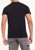Black Essential V-Neck T-Shirt - S Image 3