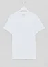 White Essential V-Neck T-Shirt - S Image 4