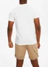 White Essential V-Neck T-Shirt - S Image 3