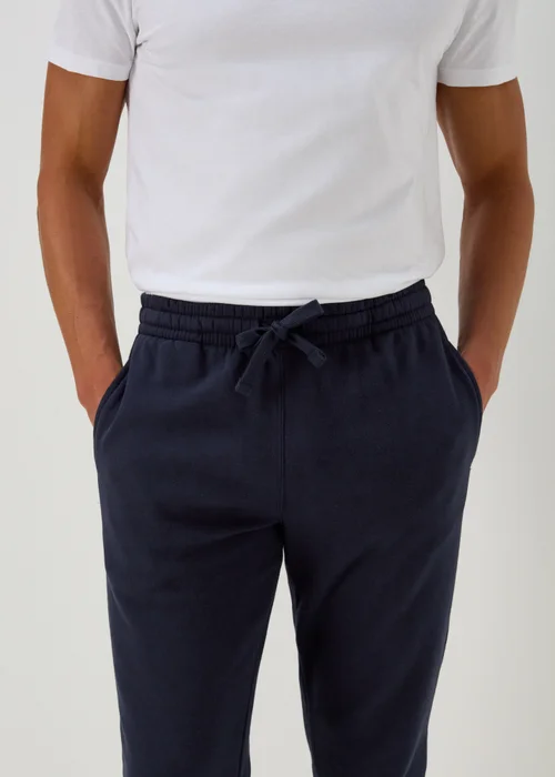 Navy Essential Cuffed Joggers - XS Image 3