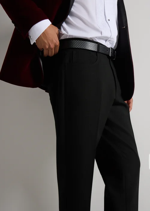 Taylor & Wright Black Slim Fit Formal Trousers - 30 Waist 29 Leg Image 2