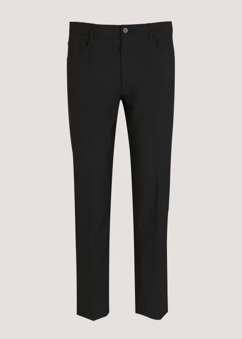 Taylor & Wright Black Slim Fit Formal Trousers - 30 Waist 29 Leg Image 3