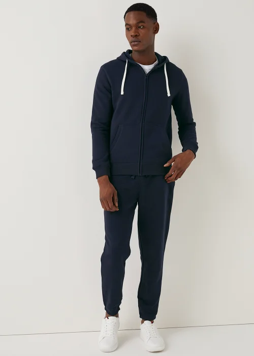 Navy Zip Up Hoodie - S Image 1