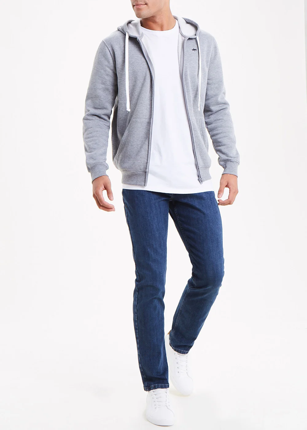 Wrangler Dark Wash Stretch Straight Fit Jeans - 30 R Image 4
