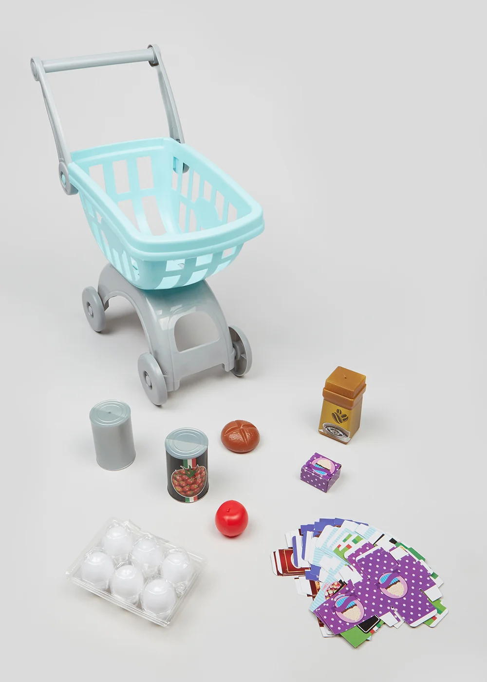 Kids Shopping Trolley Play Set (50cm x 40cm x 22cm) Image 1