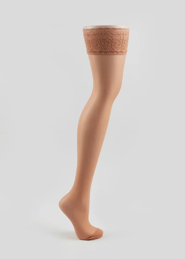 Nude Sheer Hold Ups