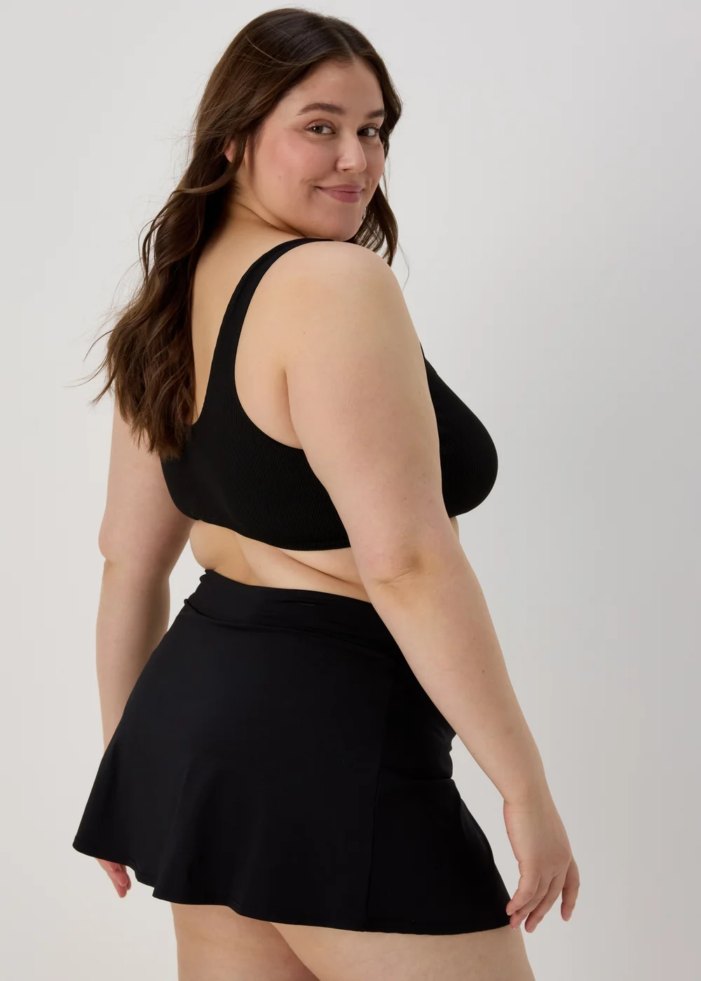 Black Skirted Bikini Bottoms - 22 Image 3