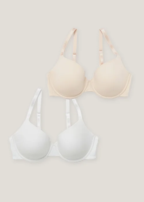 2 Pack Smooth T-Shirt Bras - 32A Image 1