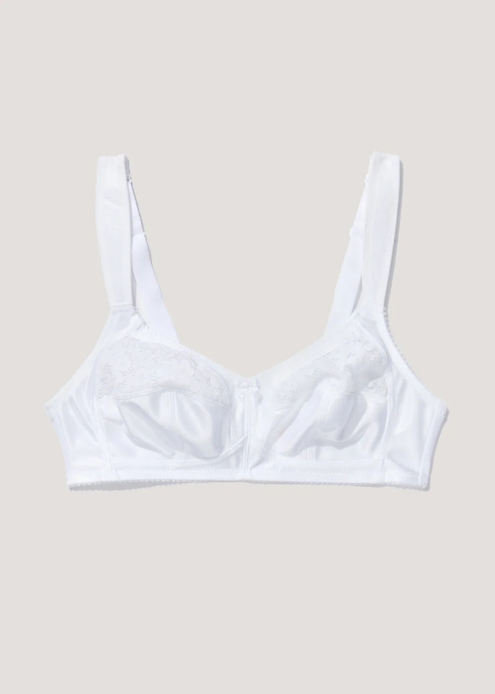 White Non Wired Max Support Bra - 34B Image 3