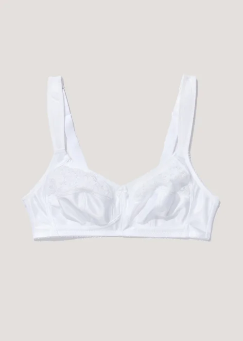 White Non Wired Max Support Bra - 34B Image 3