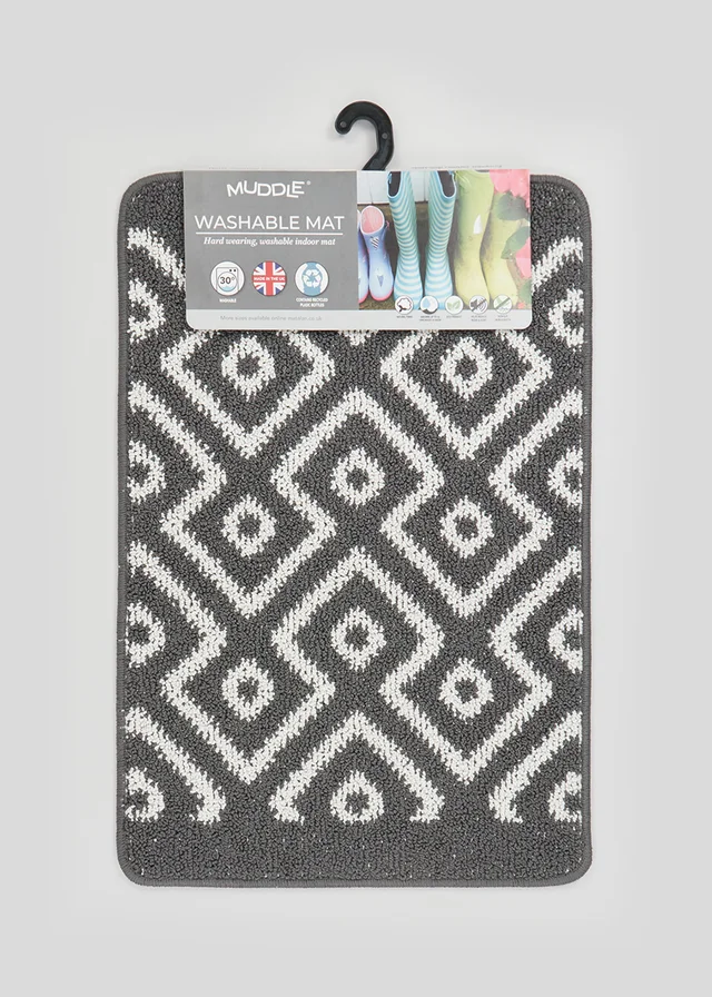 Geometric Muddle Mat (75cm x 50cm)