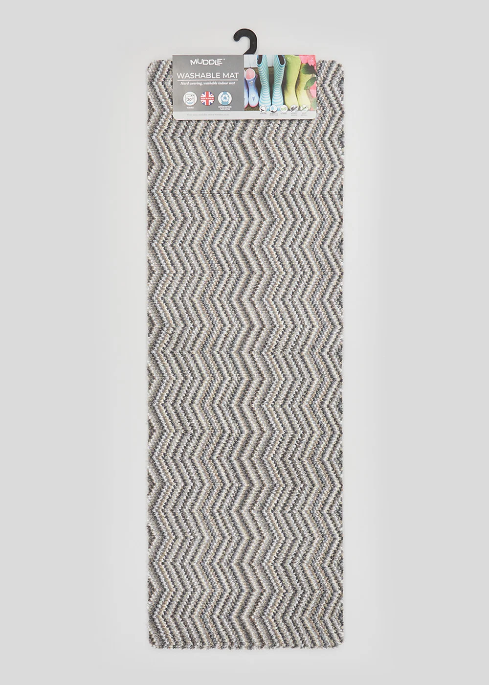 Chevron Muddle Mat (150cm x 50cm) Image 1